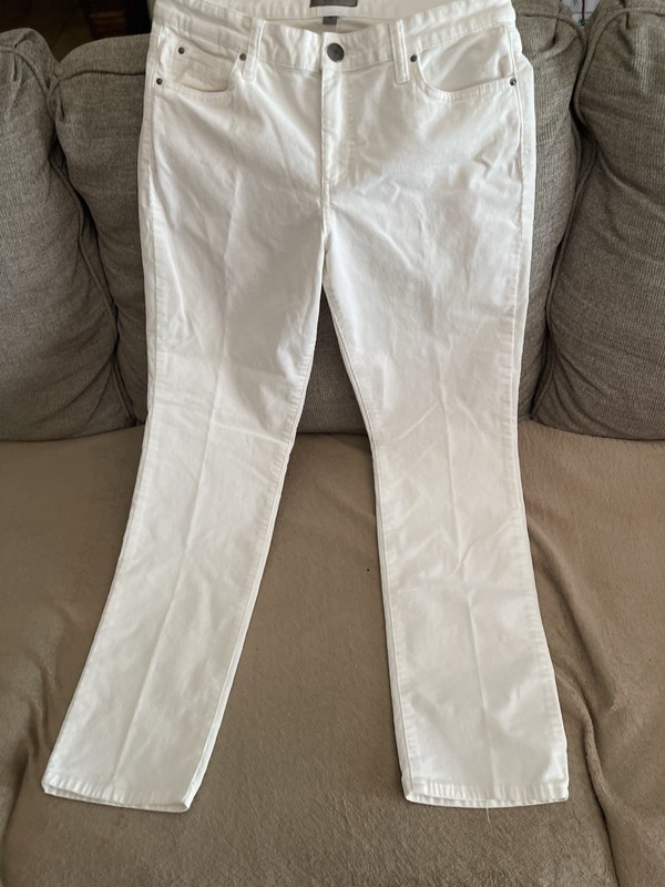 Size 10 Kut From The Kloth  Bright White Womens Corduroy Jeans