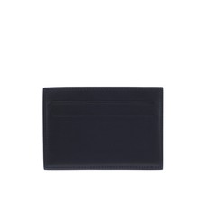 Hermès Wallet Black Evergrain/Silk Leather Cardholder, Slim 4-Slot