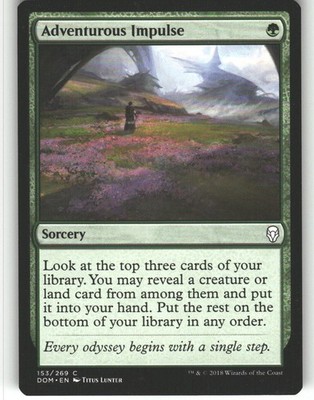 Adventurous Impulse - Dominaria - MTG - Common - #153 - NM