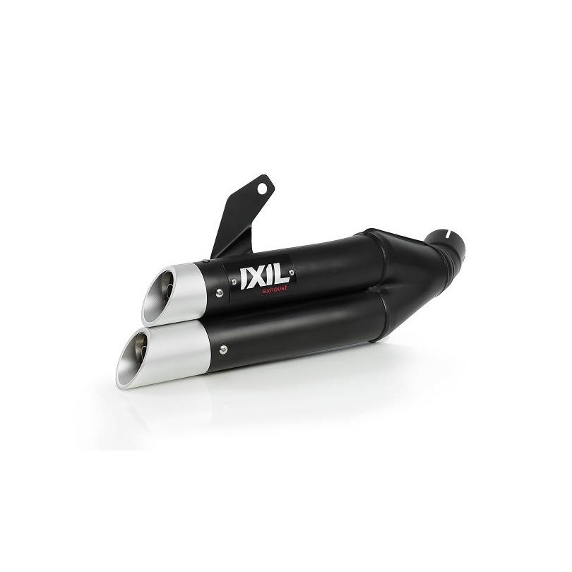 Exhaust System IXIL Dual Hyperlow Black XL Kawasaki Z 650 Ninja 21
