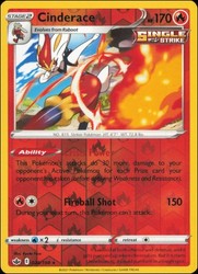 Cinderace 028/198 Reverse Holo - Chilling Reign