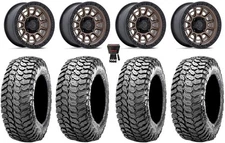 Fuel Cycle 15"Wheels Bronze +10mm 32"Liberty Tires Polaris RZR XP 1K / PRO XP