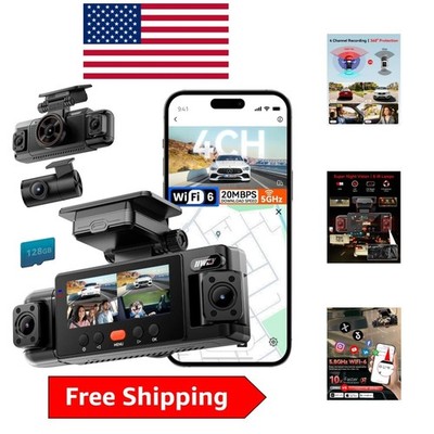 Comprehensive Vehicle Protection: N6 360° Dash Cam with G-Sensor & App Control
