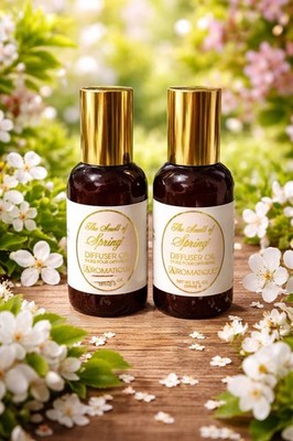 Aromatique The Smell of Spring Diffuser Oil 2 oz Bottle Lot of 2 Home Fragrance
