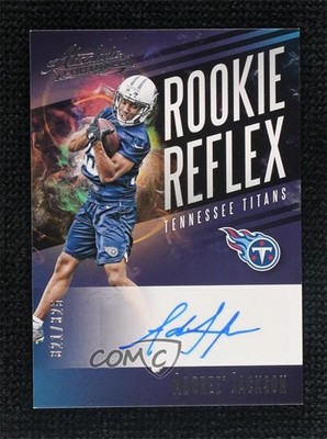 2017 Panini Absolute Rookie Reflex Signatures 321/325 Adoree' Jackson Auto 9su
