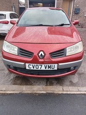 RENAULT MEGANE CONVERTIBLE 2007 1.6 PETROL MANUEL ,GOOD CONDITION 11 MTHS MOT