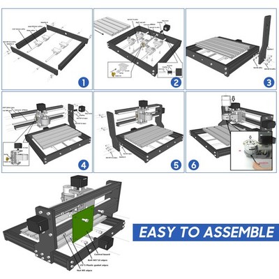 CNC 30*18 Pro Router Kit GRBL Control 3 Axis With With Offline Controller 1 QOLY