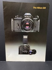 1980 Vintage Ads, Printed Ad, Nikon EM 2262 