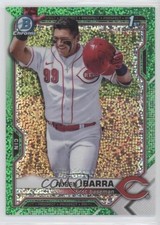 2021 Bowman Draft Chrome Green Sparkle Refractor 16/99 Ruben Ibarra 0k1d
