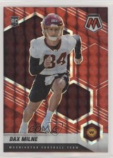 2021 Panini Mosaic Rookies Red Mosaic Prizm Dax Milne #400 6o3
