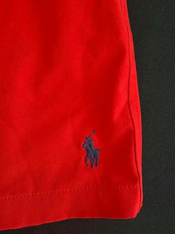 Short de bain Polo Ralph Lauren Rouge – / Old Money Taille M Plage/ Négociable - Photo 2/4
