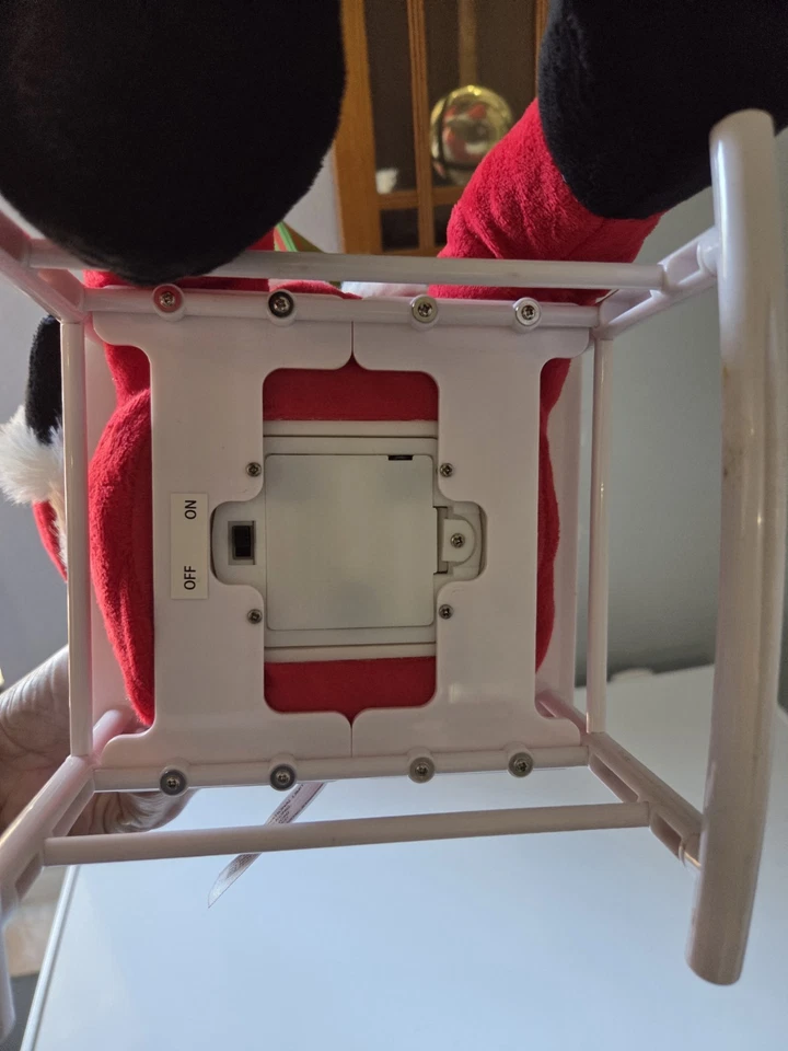 Mecedora Animada Cuentacuentos Santa Real Movimientos 15" Alto Risitas Funciona Foto 4 de 4