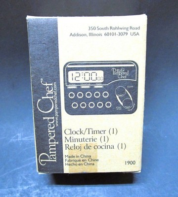 Pampered Chef Digital Clock Timer  # 1900 Retired