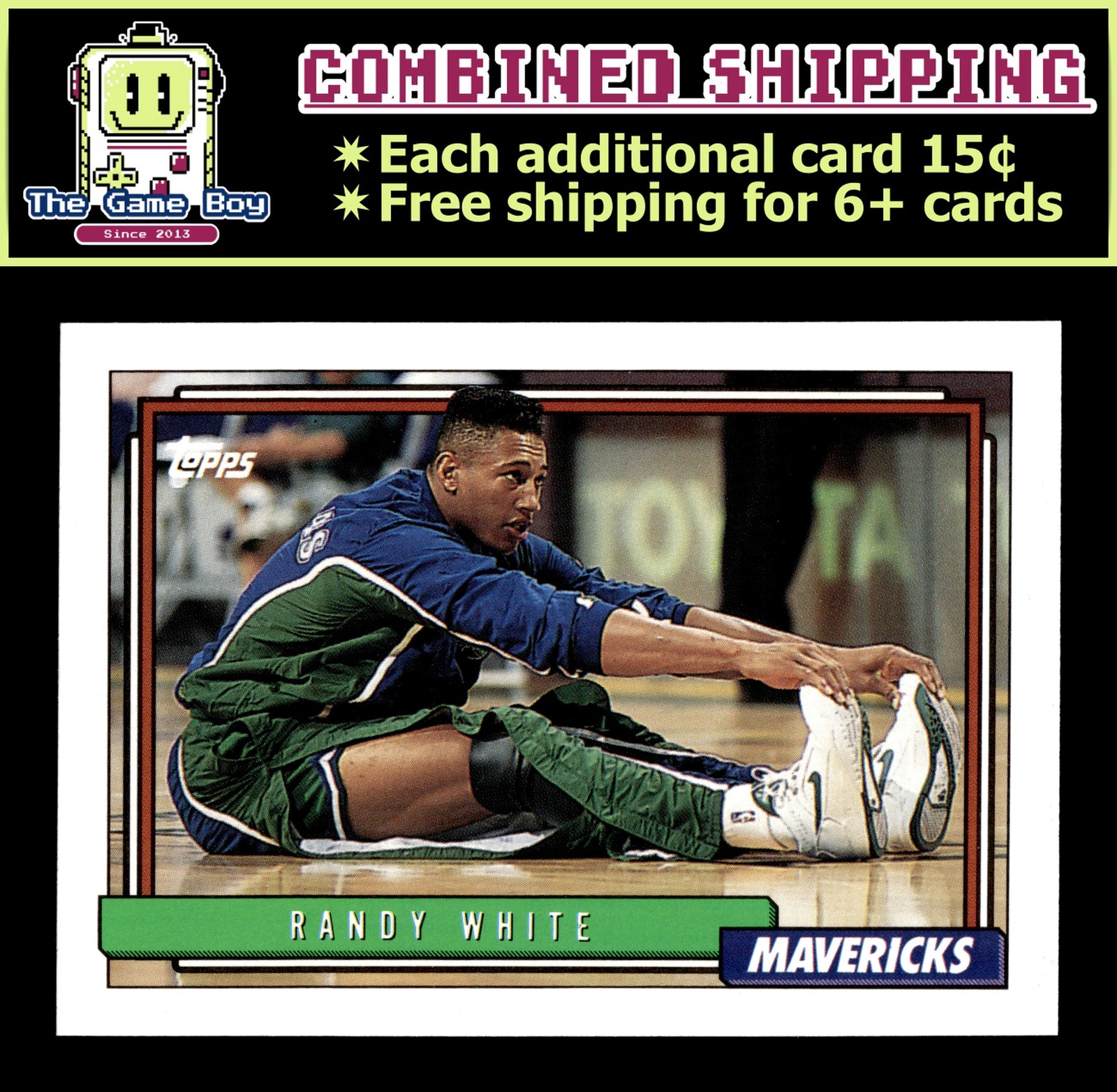 1992-93 Topps #151 Randy White Dallas Mavericks