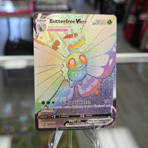 Butterfree VMAX (Secret) 190/189 Swsh03: Darkness Ablaze Holo
