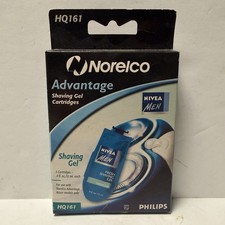 NEW Norelco Advantage Nivea for Men Shaving Gel Cartridges HQ161 5 Total