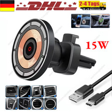 Handyhalterung Auto Stark magnetisch und lade Funktion Universal Kfz & Stark 15W