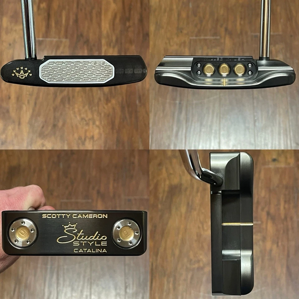 Scotty Cameron Studio Style Catalina Putter - LH - New - Xtreme Dark Finish -GLD - Image 2 of 4
