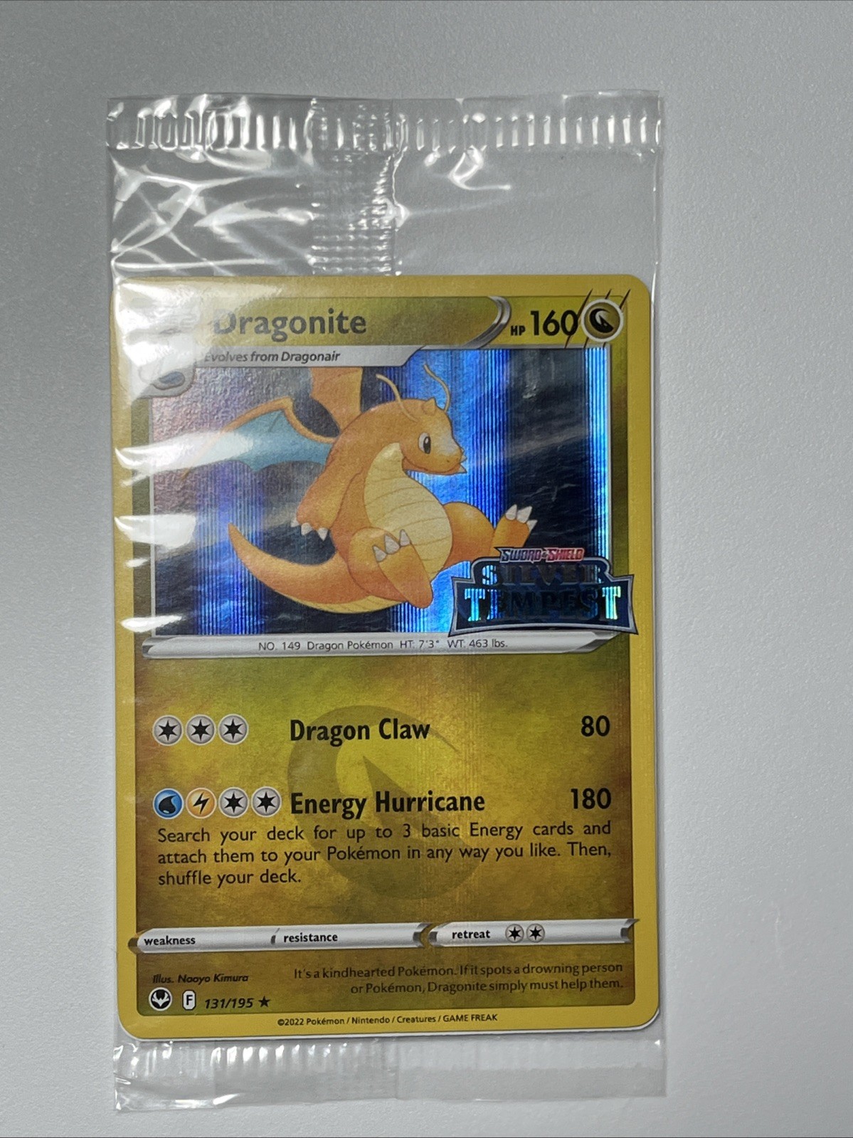 Dragonite - (Gamestop Exclusive) 131/195 Holo SEALED PROMO Pokemon Card