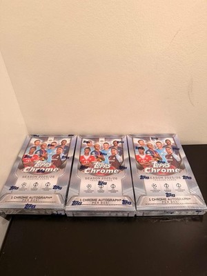Topps Chrome UEFA Club Competitions 2025-26 - Hobby Box - Sealed Box   