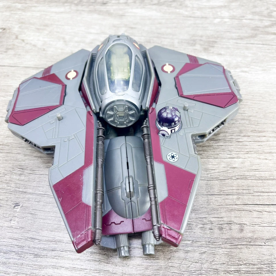 Star Wars Transformers Crossover Obi-Wan Kenobi Jedi Starfighter, Tarro Binks Foto 2 de 4