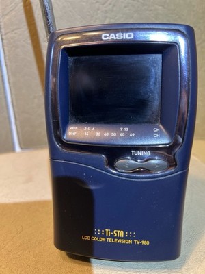 Casio Tv-880b Portable Pocket Color TV Uhf/vhf for sale online | eBay