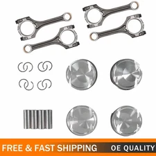 1.6T G4FJ Engine Pistons Pin SET + Connecting Rods For 2011-2019 Hyundai Kia