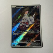 Pokemon Greavard 214/198 Illustration Rare Scarlet & Violet Base SV01 Holo NM