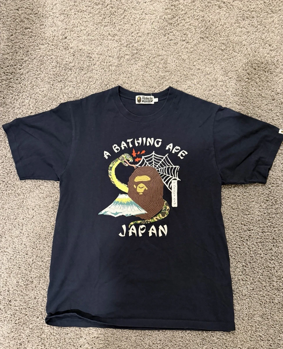 A Bathing Ape Blue T-Shirts for Men for sale | eBay