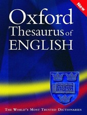 Oxford Thesaurus of English Hardback Book The Cheap Fast Free Post