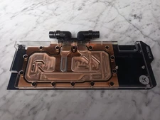 EK-Vector RTX RE 2080 Copper/Plexi Water Block W/ Backplate & Koolance Fittings