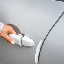 4 Pcs Car Door Protectors Edge Bumper Decorative Anti-collision Strip