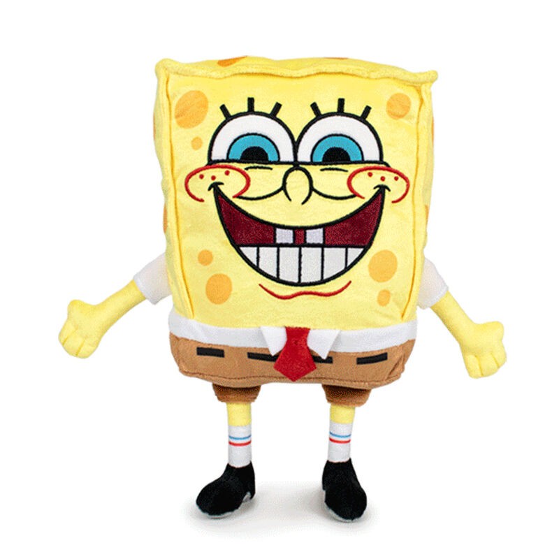 Peluche bob esponja - bob esponja riendo 30 cm