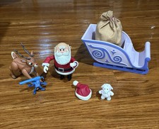 RUDOLPH RETURN TO THE ISLAND OF MISFIT TOYS ACTION FIGURE SANTA PLAY SET Used