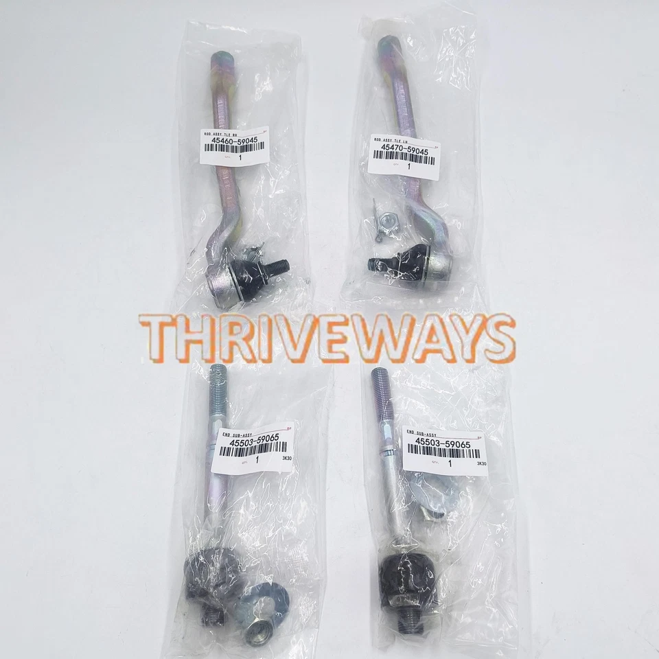 OEM FOR 2001-2006 Lexus LS430 Inner Outer Tie Rod Ends Set Kit High Quality - Image 2 of 4