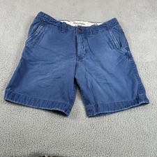 Abercrombie & Fitch Shorts Mens 32 Button Fly Chino Casual Distressed