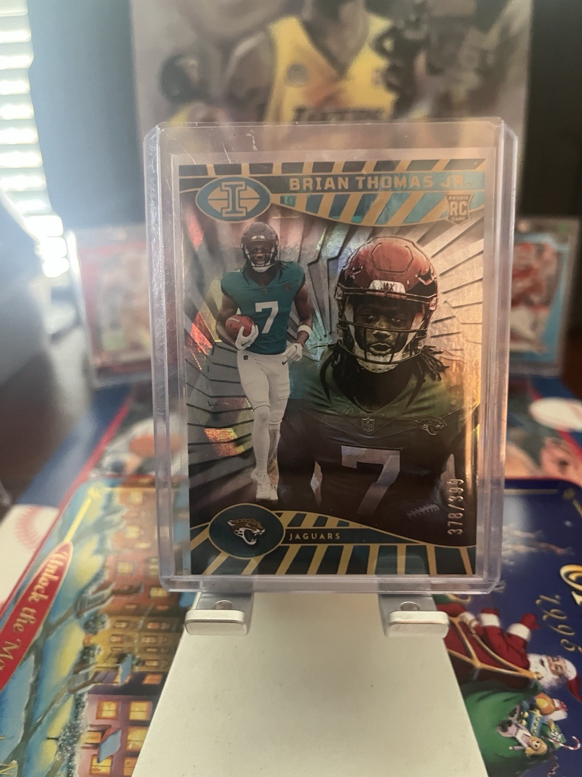 2024 Panini Illusions - Brian Thomas Jr. #41 Trophy Collection Cubic /399 (RC)