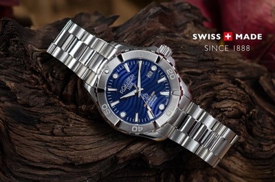 Roamer Deep Sea Automatic 860983 41 45 70 Herrenuhr Armbanduhr Automatik Diver