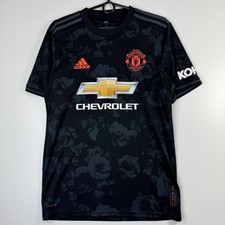 Adidas Manchester United 2019-20 Third Jersey Black ED7390 Men Size S
