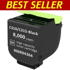 High Capacity Xerox C310 Black Toner - 8000 Pages, Easy Installation Replacement