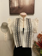 Filipiniana Beige XL Bolero Or Women Barong