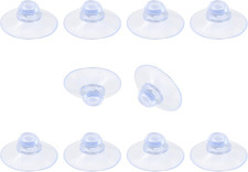 10 Pack 30Mm Clear PVC Suction Cups for Glass Table Furniture