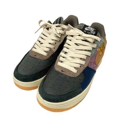 Nike Travis Scott Air Force 1 Low Cactus Jack Sneakers Cn2405 900 Navy Bei GUa00