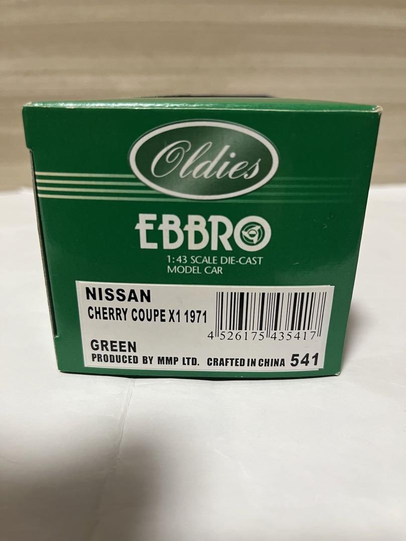 ミニカー EBBRO 1/43 Nissan Cherry Coupe X1 1971 EBBRO 1/43 Nissan Cherry Coupe X1 1971 Minicar | eBay