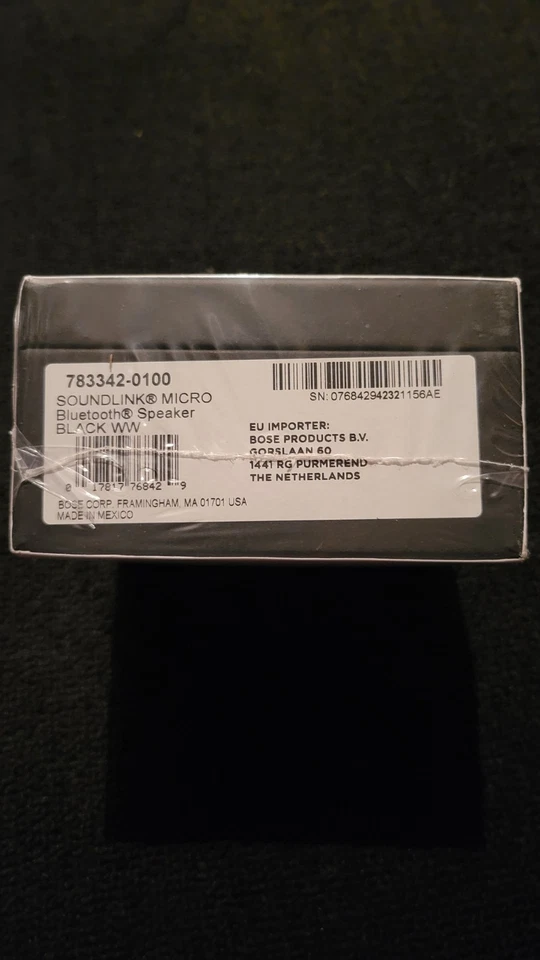 *NUEVO*Bose SoundLink Micro Impermeable Portátil Bluetooth Altavoz Negro Foto 3 de 4