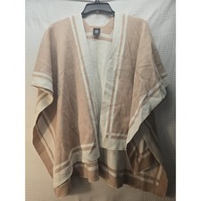 Cejon Women's Shawl Wrap Poncho Ruana Cape Open Front Sweater Cardigan Fall 7216
