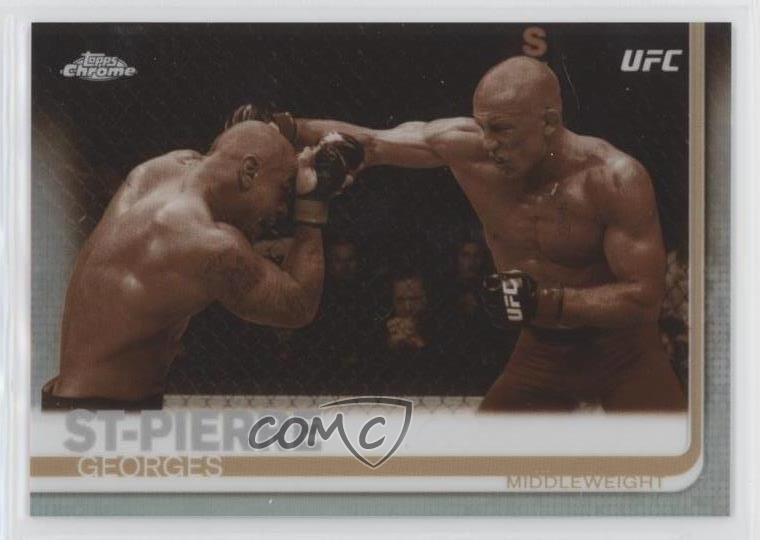 2019 Topps Chrome UFC Sepia Georges St-Pierre #5 0g0g