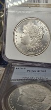 LUSTER + MS 64 !!! 1880 S Morgan Dollar NGC90% Silver Dollar