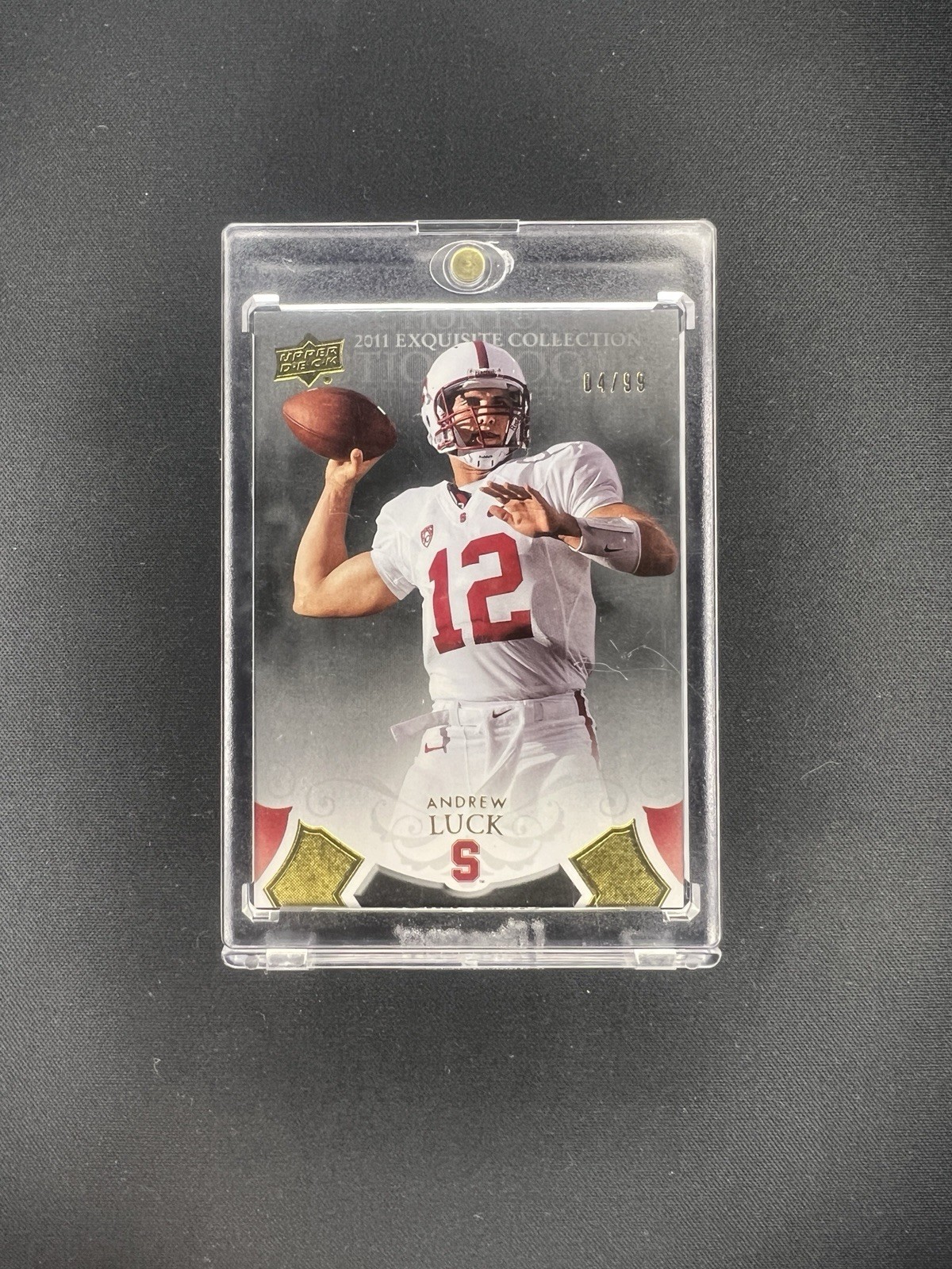 Andrew Luck 2011 UD Exquisite RC #'d 04/99 - SP - STANFORD / INDIANAPOLIS COLTS