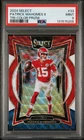 2024 PANINI SELECT TRI-COLOR PRIZM #33 PATRICK MAHOMES II 191/299 PSA 9